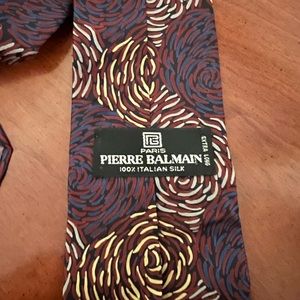 Pierre balmain designer silk tie